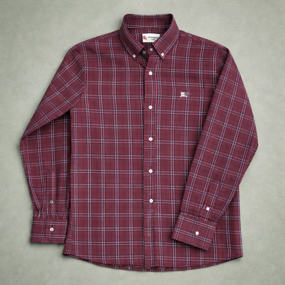 Burberry Men’s Archive-Style Plaid Shirt | Timeless Classic